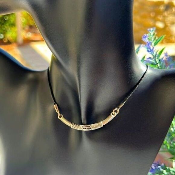 Vintage Bali Choker Necklace - Picture 2 of 8